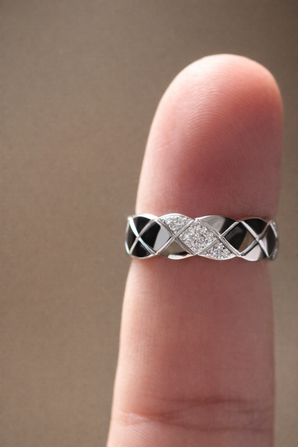 Modern Infinity Sterling Silver Ring