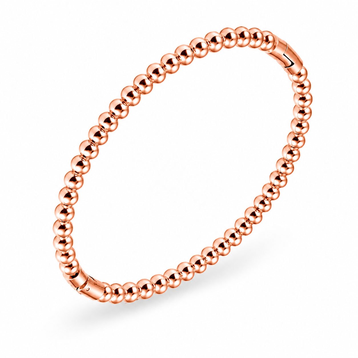 Beaded Bangles Stainless Steel