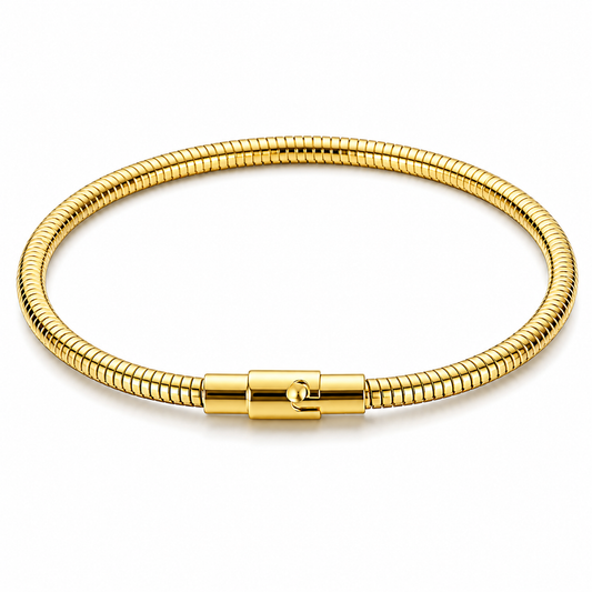 Gold Snake Chain Bracelet for Women Minimalist Stainless Steel Bracelet