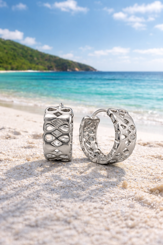 925 Sterling Silver Huggie Hoops