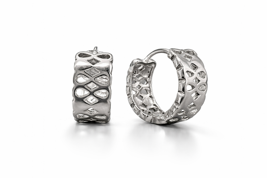 925 Sterling Silver Huggie Hoops