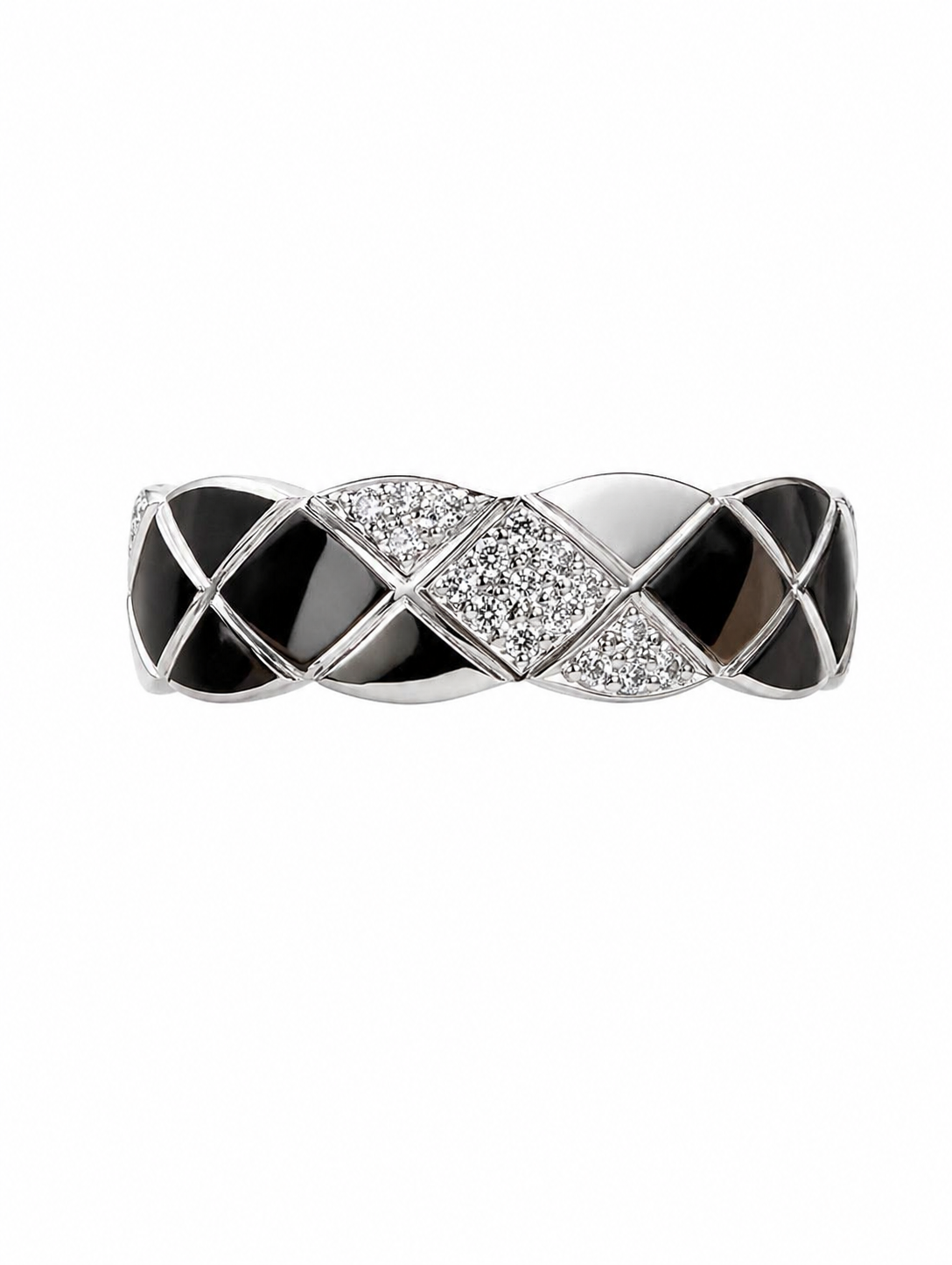 Modern Infinity Sterling Silver Ring