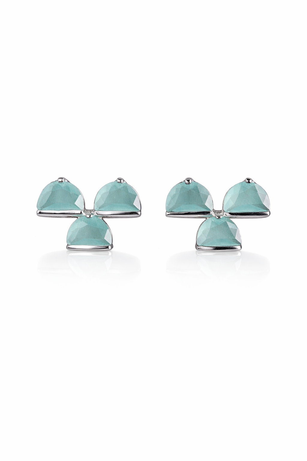 Sky Blossom Stud Earrings 925 Silver